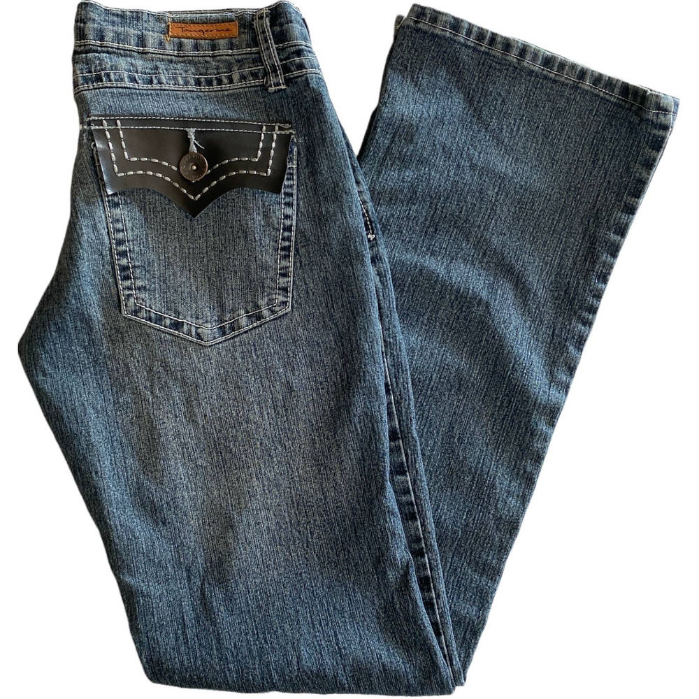 Tangerine Ladies Boot Cut Jeans Size 5/6 Blue